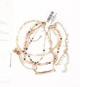 Torrid - Rose Gold Survivor Pull Clasp Bracelet - Size 3/4